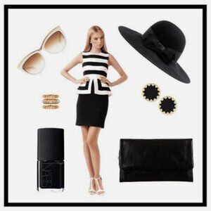 Elliatt Empire Peplum Dress